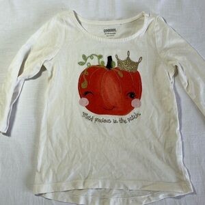 12-18M Gymboree pumpkin long sleeve t-shirt
